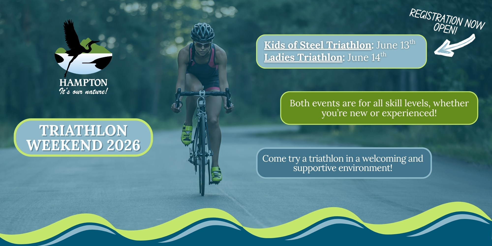 Kids of Steel & Ladies Triathlon - Website Image