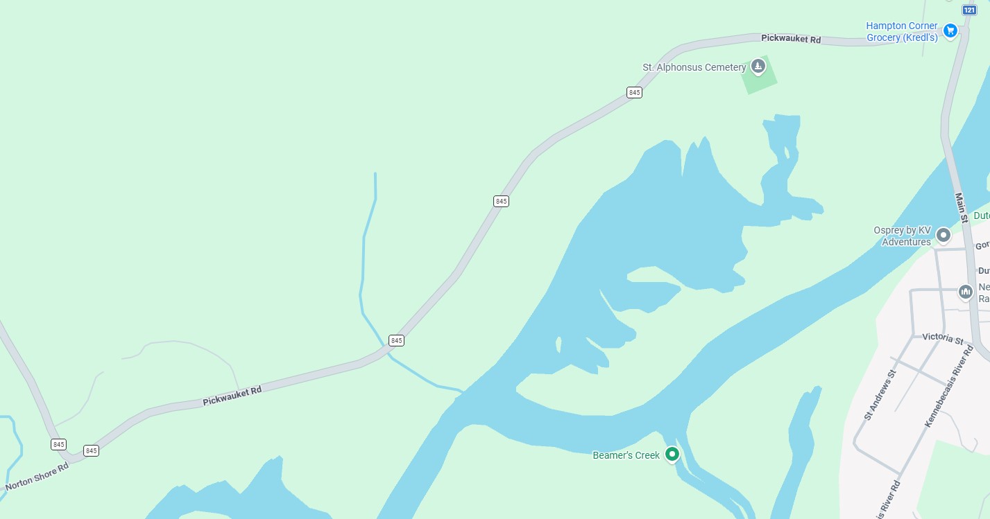 Pickwauket Road - Map Pic